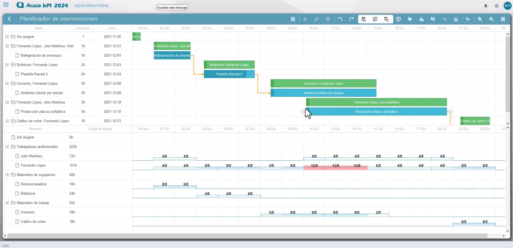 Software Producción Fabricacion Aqua MOM